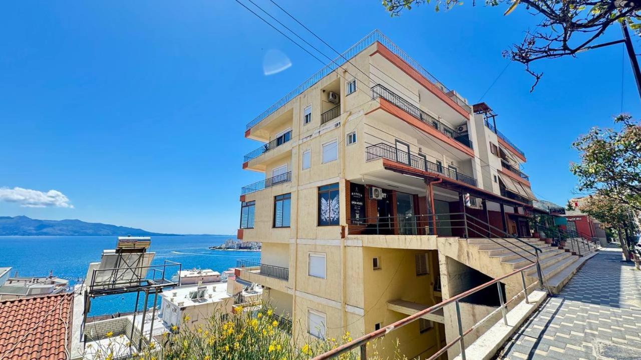 Colorful Sea View Apartment ซารานเดอ ภายนอก รูปภาพ